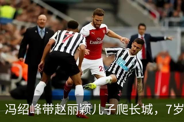 冯绍峰带赵丽颖儿子爬长城，7岁想想热的脸涨红