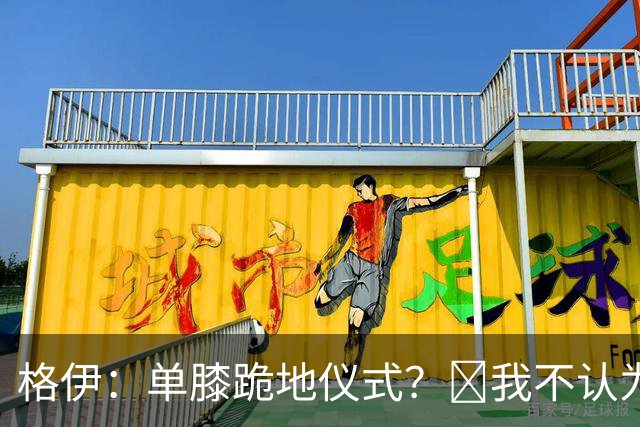 格伊：单膝跪地仪式？﻿我不认为这仅仅是个足球圈内部的问题