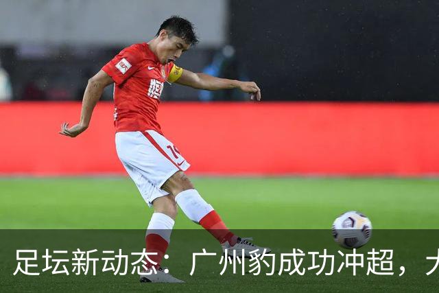 足坛新动态：广州豹成功冲超，大连英博升第2，铜梁龙11轮不胜
